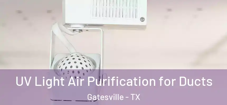  UV Light Air Purification for Ducts Gatesville - TX